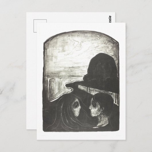 Edvard Munch "Attraction I" Schilderij Briefkaart (Voorkant / Achterkant)
