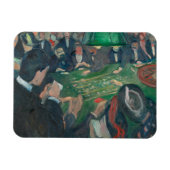 Edvard Munch - bij de Roulette lijst Magneet (Horizontaal)
