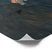 Edvard Munch - bij de Roulette lijst Poster (Hoek)