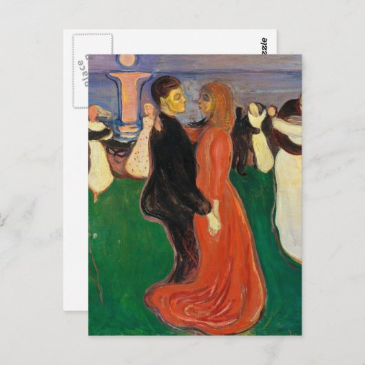 Edvard Munch - Dans of Life Briefkaart (Voorkant / Achterkant)