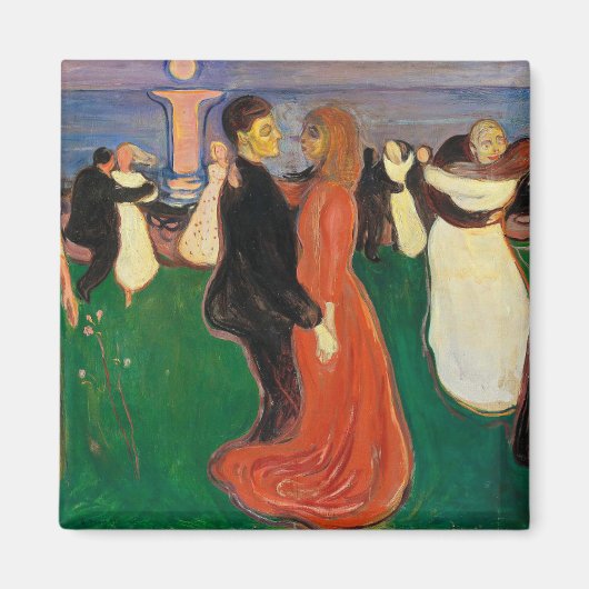 Edvard Munch - Dans of Life Magneet (Voorkant)