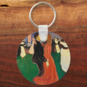 Edvard Munch - Dans of Life Sleutelhanger (Voorkant)