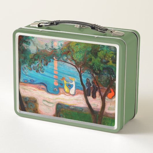 Edvard Munch - Dans op het strand (Achterkant)