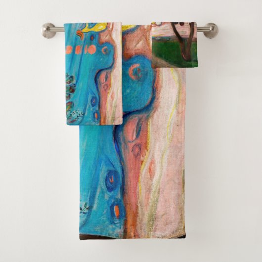 Edvard Munch - Dans op het strand Bad Handdoek (Insitu)