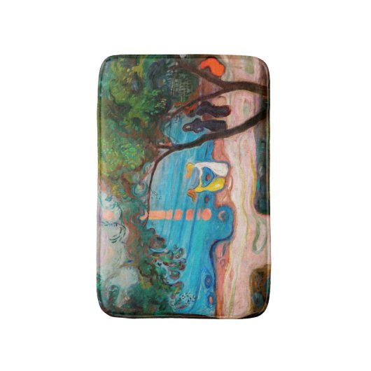 Edvard Munch - Dans op het strand Badmat (Voorkant Verticaal)