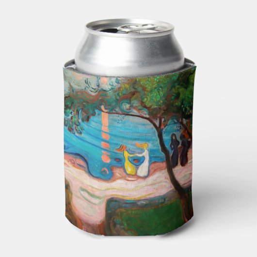 Edvard Munch - Dans op het strand Blikjeskoeler (Blikje Voorkant)