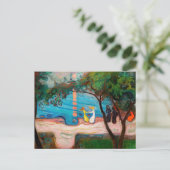 Edvard Munch - Dans op het strand Briefkaart (Staand voorkant)