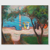 Edvard Munch - Dans op het strand Cadeaupapier (Vlak)