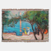 Edvard Munch - Dans op het strand Deken (Voorkant)