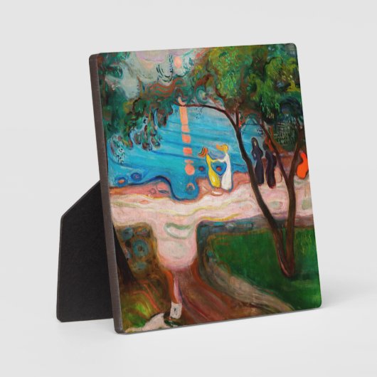 Edvard Munch - Dans op het strand Fotoplaat (Voorkant)