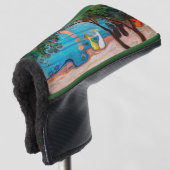 Edvard Munch - Dans op het strand Golfheadcover (3/4 voorkant)