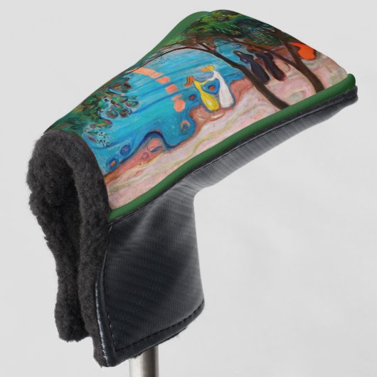Edvard Munch - Dans op het strand Golfheadcover (3/4 voorkant)