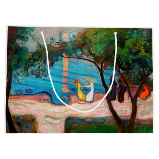 Edvard Munch - Dans op het strand Groot Cadeauzakje (Achterkant)