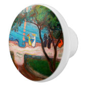 Edvard Munch - Dans op het strand Keramische Knop (Rechts)