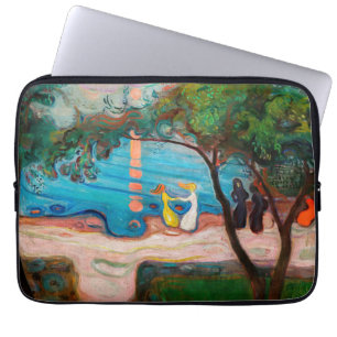 Edvard Munch - Dans op het strand Laptop Sleeve
