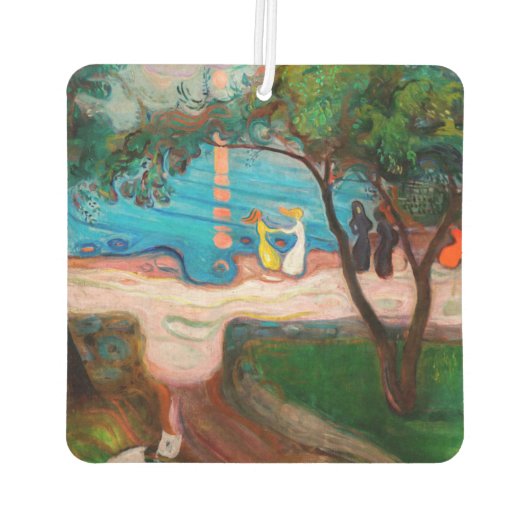 Edvard Munch - Dans op het strand Luchtverfrisser (Achterkant)