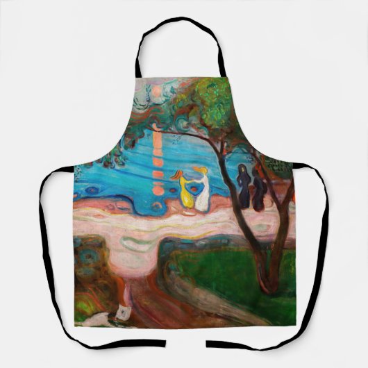 Edvard Munch - Dans op het strand Schort (Voorkant)