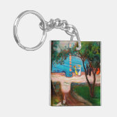 Edvard Munch - Dans op het strand Sleutelhanger (Voorkant Links)
