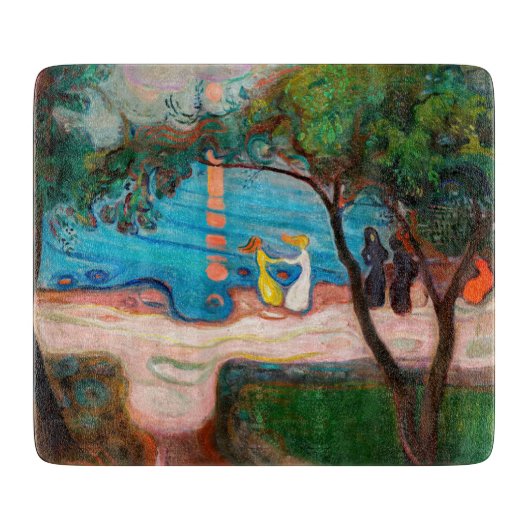 Edvard Munch - Dans op het strand Snijplank (Voorkant)