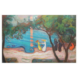 Edvard Munch - Dans op het strand Stof
