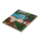 Edvard Munch - Dans op het strand Tegeltje (Zijkant)