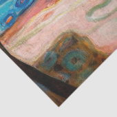 Edvard Munch - Dans op het strand Tissuepapier (Detail)