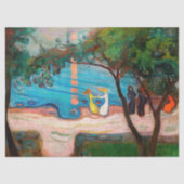 Edvard Munch - Dans op het strand Tissuepapier (Voorkant)