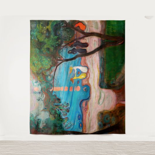 Edvard Munch - Dans op het strand Wandkleed (Voorkant)