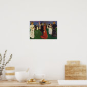 Edvard Munch - De Dans des Levens Poster (Keuken)