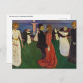 Edvard Munch - De Dans van het Leven Briefkaart (Voorkant / Achterkant)