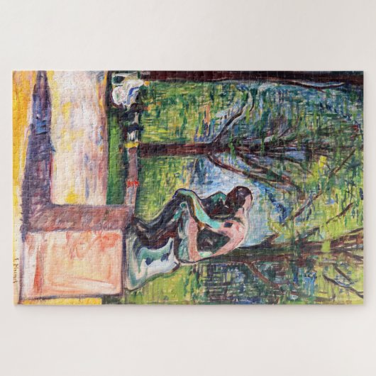 Edvard Munch - De Denker van Rodin Legpuzzel (Horizontaal)