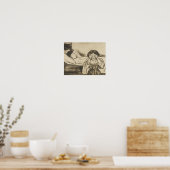 Edvard Munch - De dode moeder en haar kind Poster (Keuken)