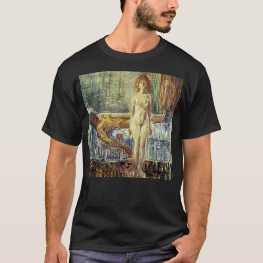 Edvard Munch - De dood van Marat II T-shirt (Voorkant)
