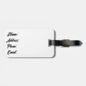 Edvard Munch, De eik Bagagelabel (Achterkant horizontaal)