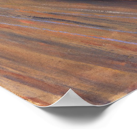 Edvard Munch De Kat Schreeuw Poster (Hoek)