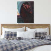 Edvard Munch - De Kus Canvas Afdruk (Insitu (Slaapkamer))
