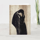 Edvard Munch - De kus IV Kaart (Voorkant)