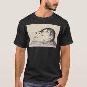 Edvard Munch de kus van de dood T-shirt (Voorkant)