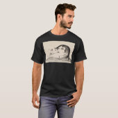 Edvard Munch de kus van de dood T-shirt (Voorkant volledig)