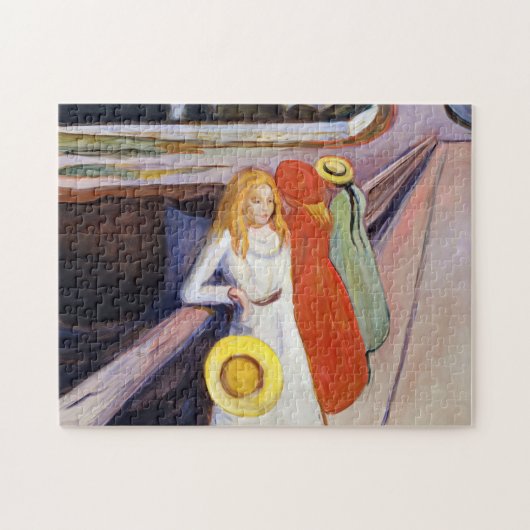 Edvard Munch - De meisjes op de brug 1901 Legpuzzel (Horizontaal)