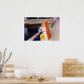 Edvard Munch - De Meisjes op de Brug 1901 Poster (Keuken)