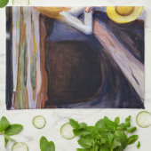 Edvard Munch - De meisjes op de brug 1901 Theedoek (Gevouwen)