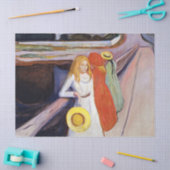 Edvard Munch - De meisjes op de brug 1901 Tissuepapier (Craft)