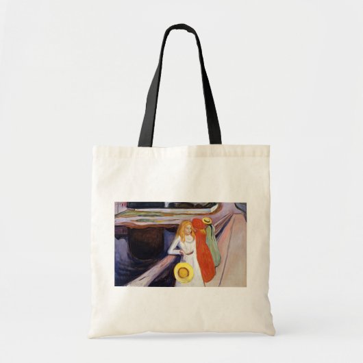 Edvard Munch - De meisjes op de brug 1901 Tote Bag (Voorkant)