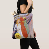 Edvard Munch - De meisjes op de brug 1901 Tote Bag (Dichtbij)