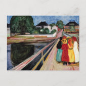 Edvard Munch - De Meisjes op de Brug 1902 Briefkaart (Voorkant)