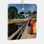 Edvard Munch - De meisjes op de brug 1902 Keramisch Ornament (Rechts)