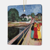 Edvard Munch - De meisjes op de brug 1902 Keramisch Ornament (Links)