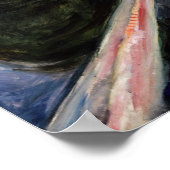 Edvard Munch - De meisjes op de brug 1902 Poster (Hoek)