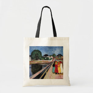 Edvard Munch - De meisjes op de brug 1902 Tote Bag
